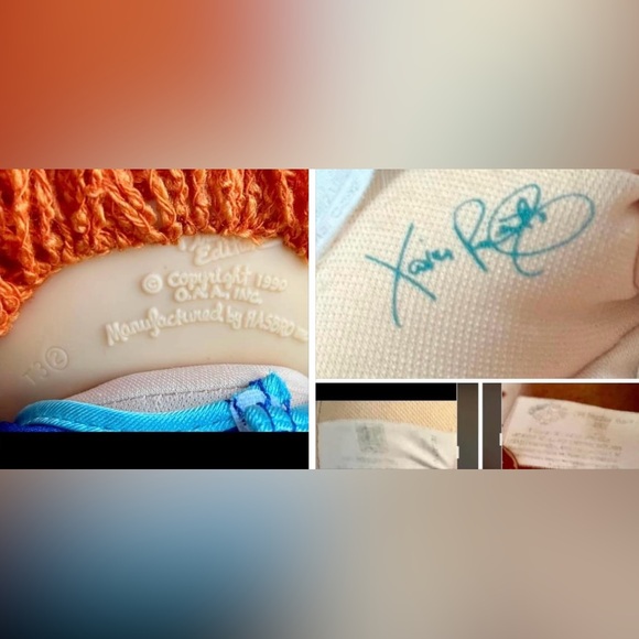 Cabbage Patch vintage Hasbro 15” red/blue doll in CPK clothes - children - Picture 8 of 17